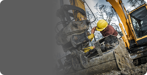 Bau- und Erdbewegungsgetriebe